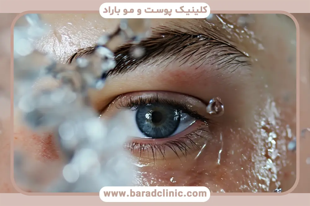 حمام بعد از بلفاروپلاستی