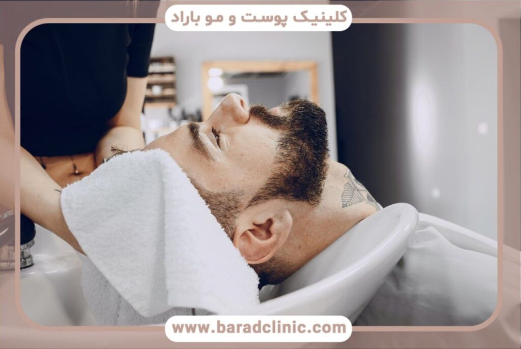 فیلم شستشوی سر بعد از کاشت مو – روش ایمن شستشوی گرافت‌ها برای نتیجه بهتر