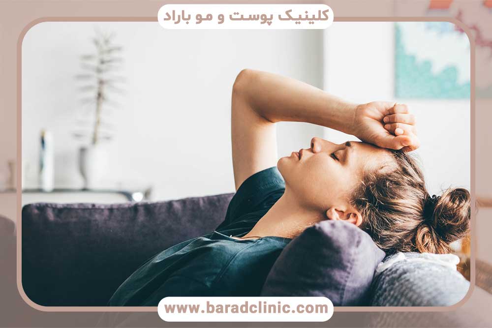 حالت تهوع بعد از کاشت ابرو