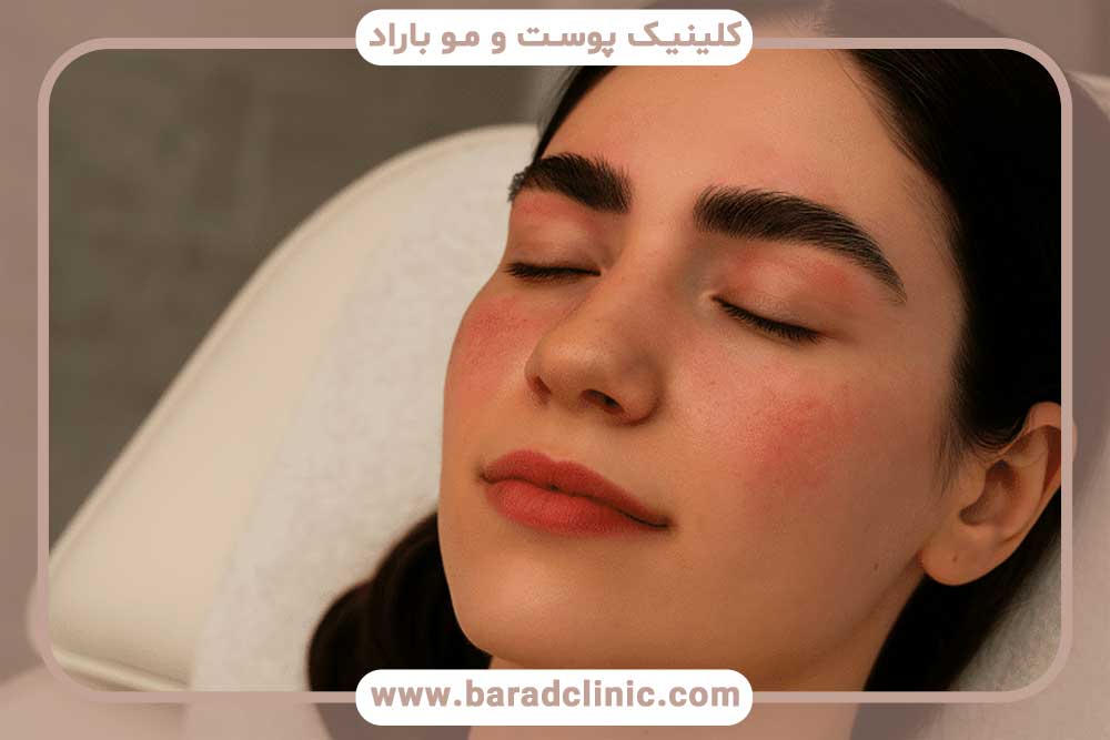 حالت تهوع بعد از کاشت ابرو