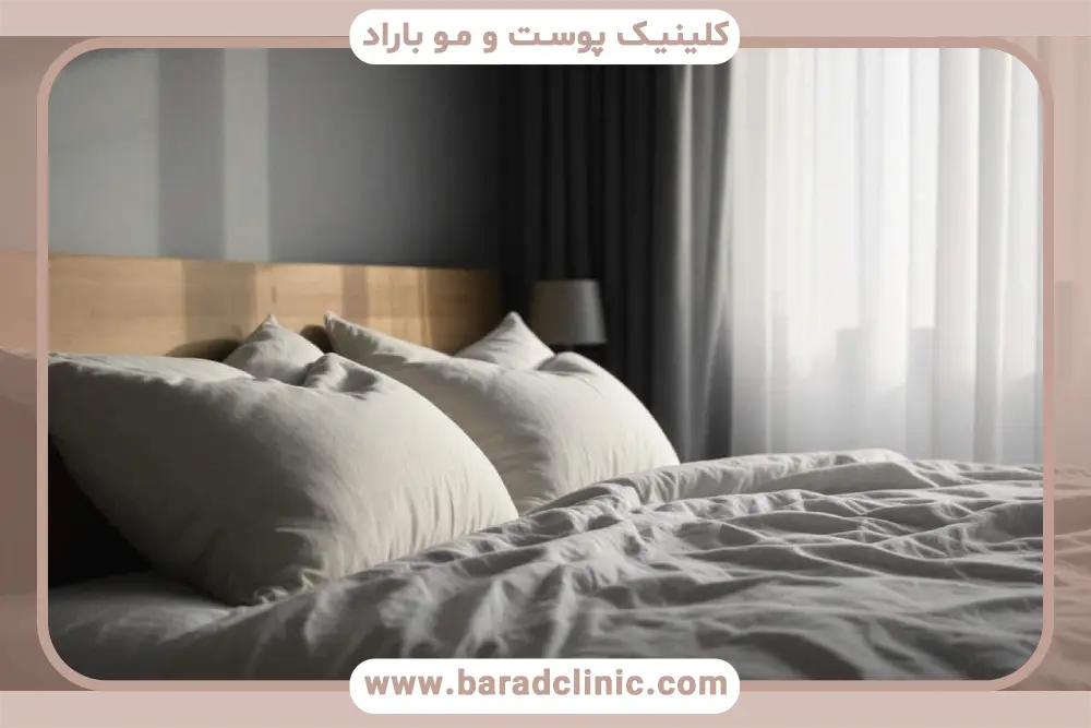 تاثیر خوابیدن بعد از بلفاروپلاستی روی بهبودی