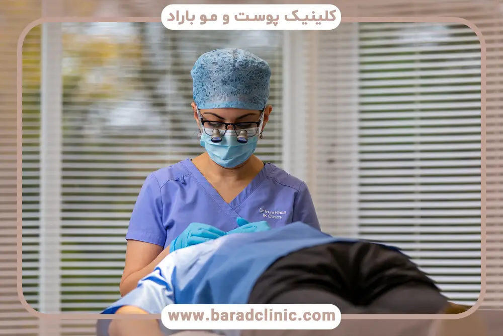 تاثیر تیم پزشکی روی قیمت کاشت هر تار مو 