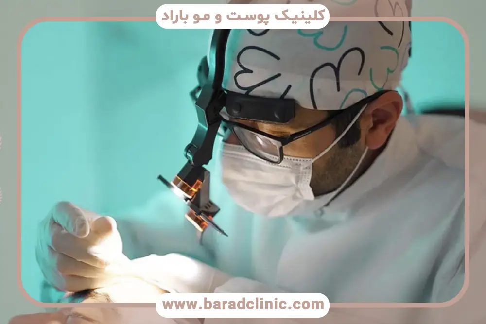 عمل کاشت مو