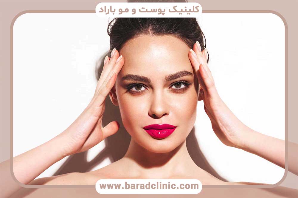 کاشت ابرو برای صورت کشیده