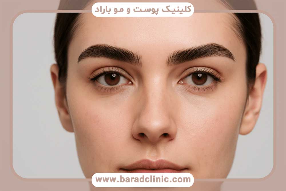 کاشت ابرو برای صورت کشیده