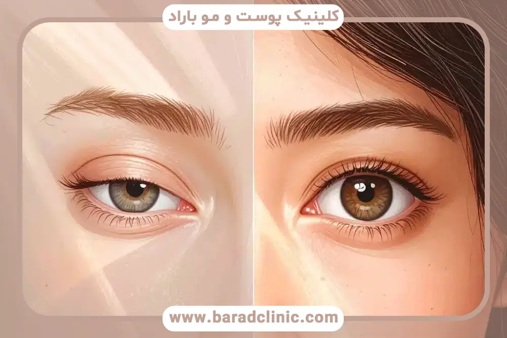 تکنیک‌های بلفاروپلاستی ترکیبی