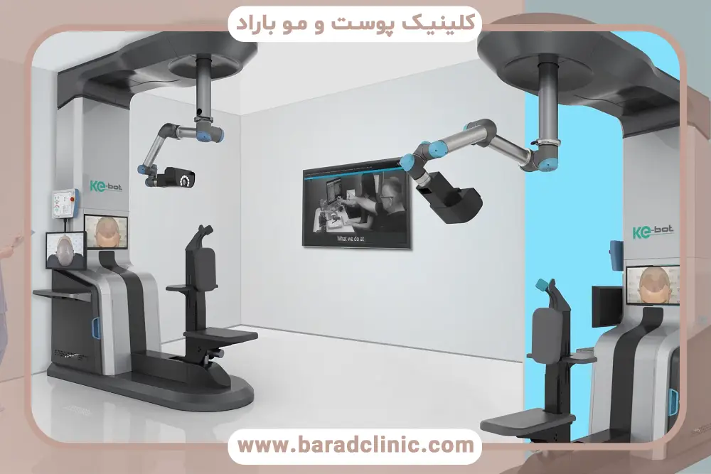 مراحل کاشت مو با دستگاه تمام اتوماتیک