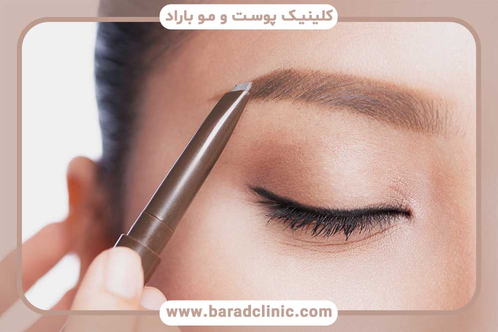 کاشت ابرو دخترانه برای صورت کشیده قسطی