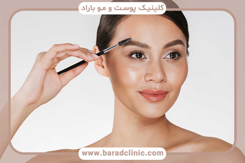 کاشت ابرو دخترانه برای صورت کشیده قسطی