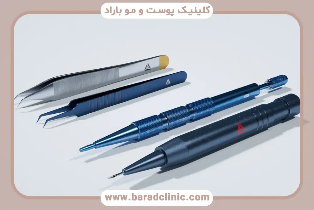 ابزار کاشت مو برای برداشت