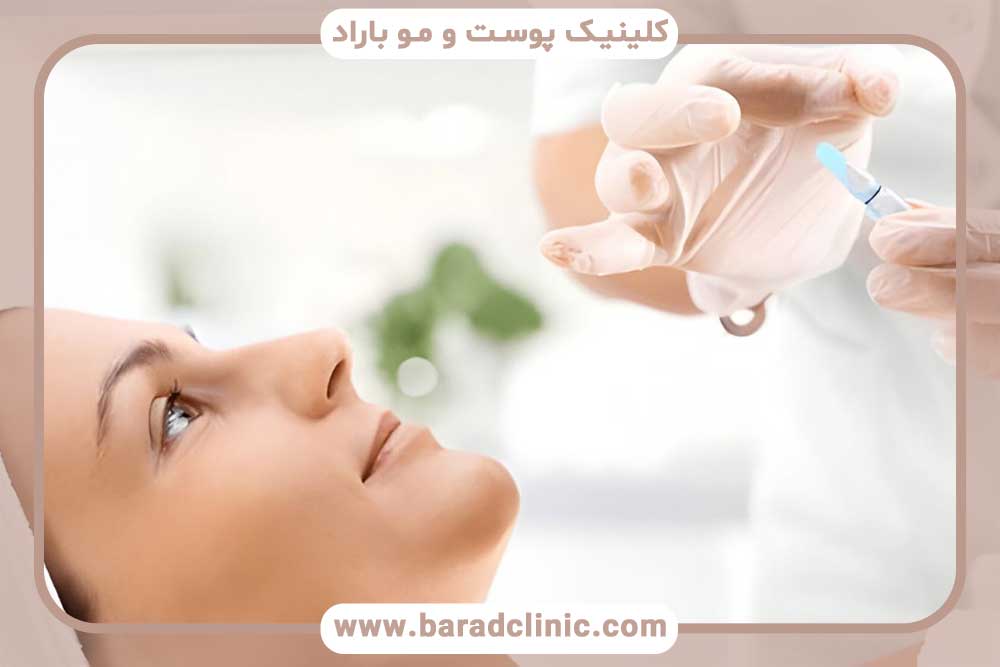 Biotin and Bepanthen ampoules after eyebrow transplantation