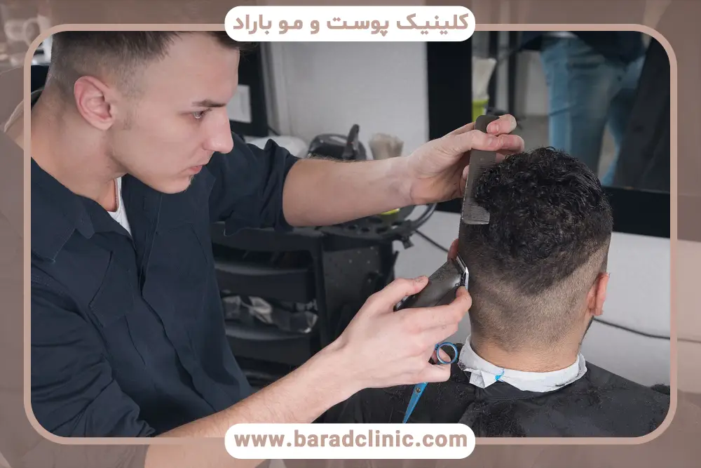 اصلاح مو بعد از کاشت