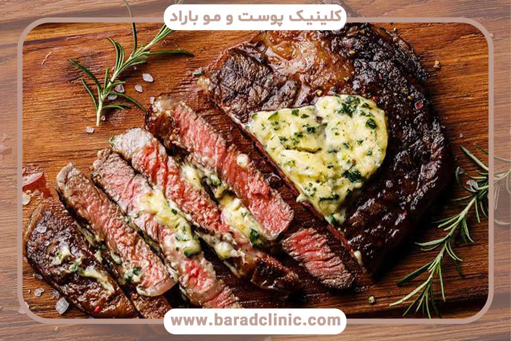مصرف گوشت قرمز بعد از کاشت ابرو
