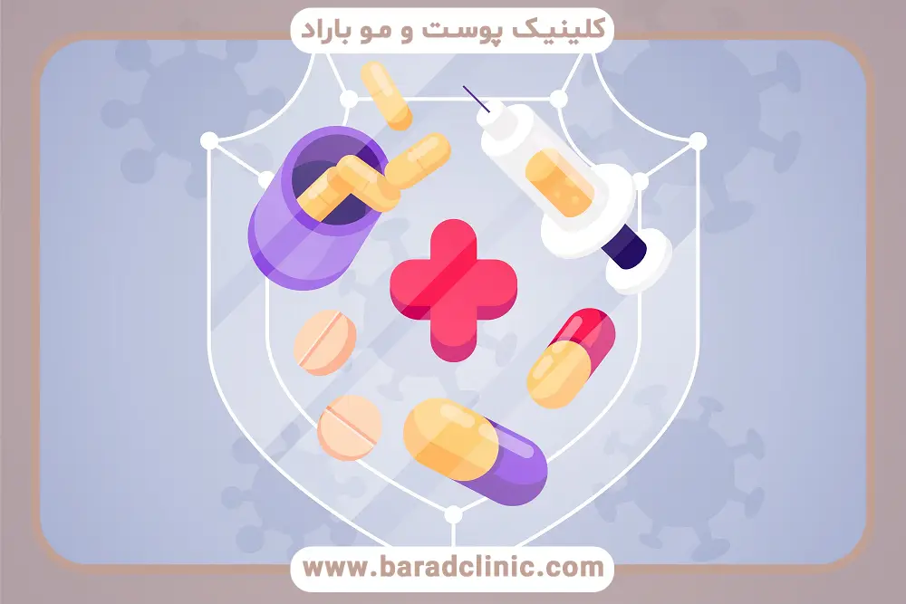 عوارض داروهای کاشت مو و آنتی بیوتیک
