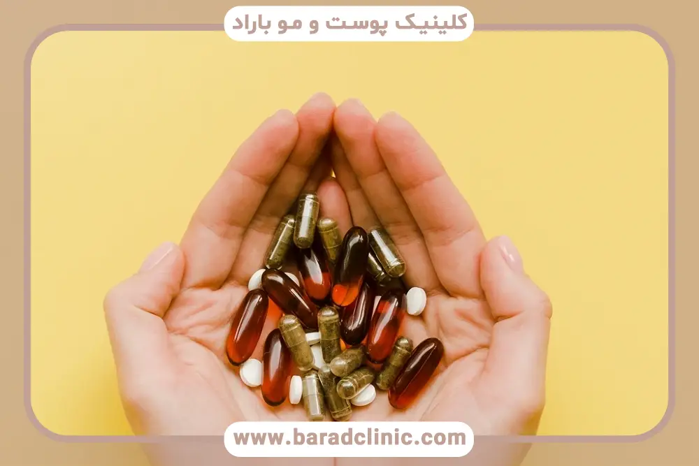 فواید ویتامین E بعد از کاشت مو