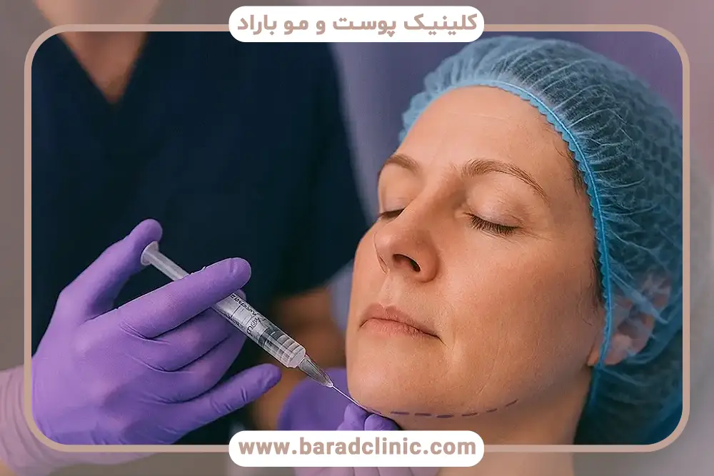 تاثیر تعداد جلسات روی هزینه ی مزوتراپی غبغب 