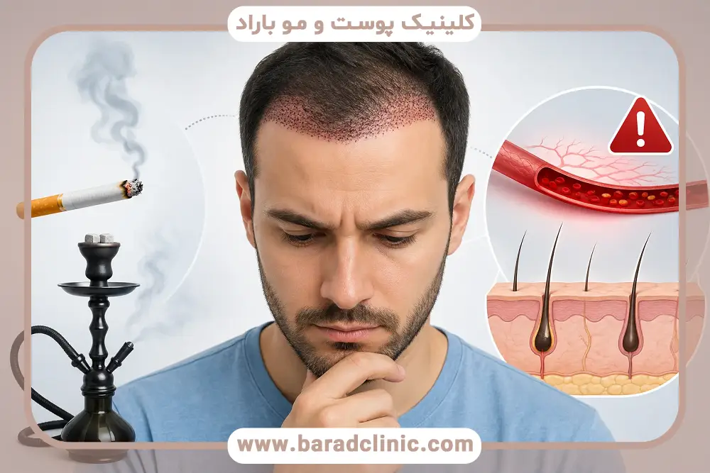 خطرات سیگار کشیدن بعد از کاشت مو