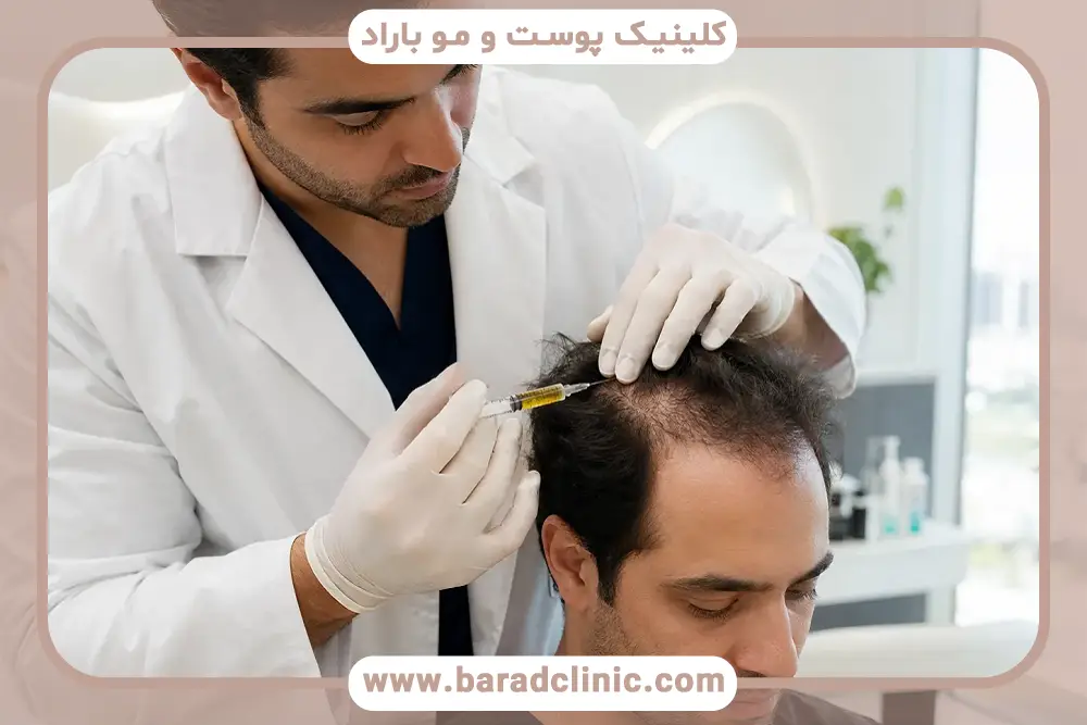 کاندیدای مناسب پی ار پی موی سر بعد از کاشت مو 